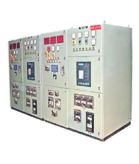 Inside wiring of a DG automation panel for synchronization